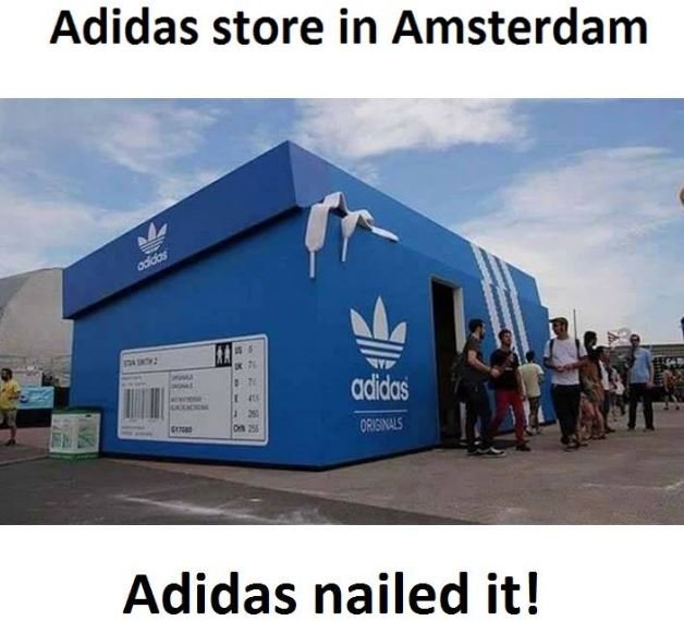 Adidas store in amsterdam adidas orsyis adidas nailed it!