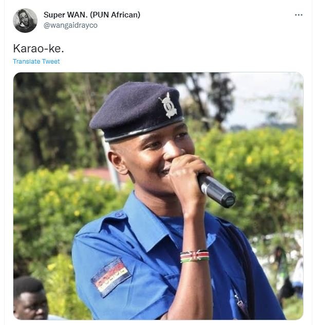 Super WAN. PUN African wangaidrayco Karaoke. Translate Tweet