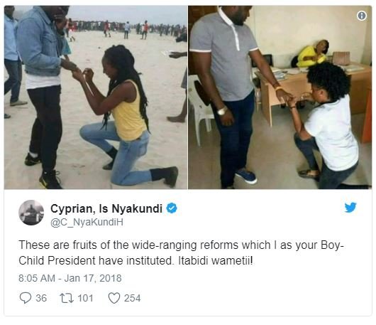 Cyprian is nyakundi c_nyakundih these are fruits of the wideranging reforms whic