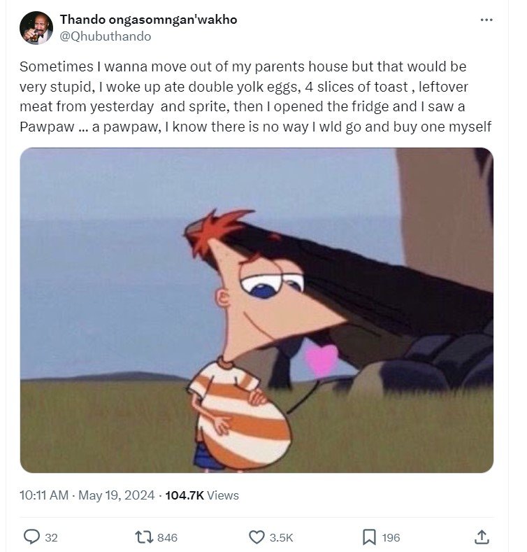 Thando ongasomngan'wakho qhubuthando sometimes wanna move out of my parents hous