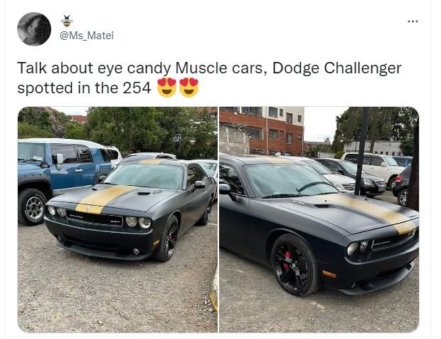 Ms_Matei Talk about eye candy Muscle cars, Dodge Challenger spotted in the 254