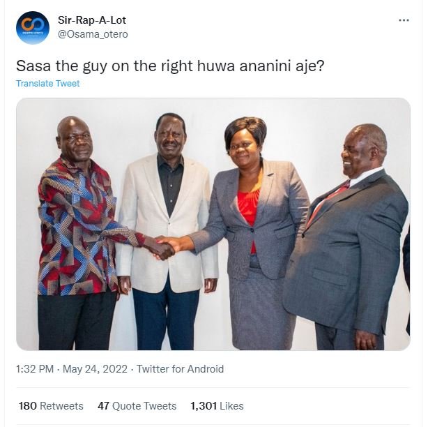 Sirrapalot osama_otero sasa the guy on the right huwa ananini aje? translate twe