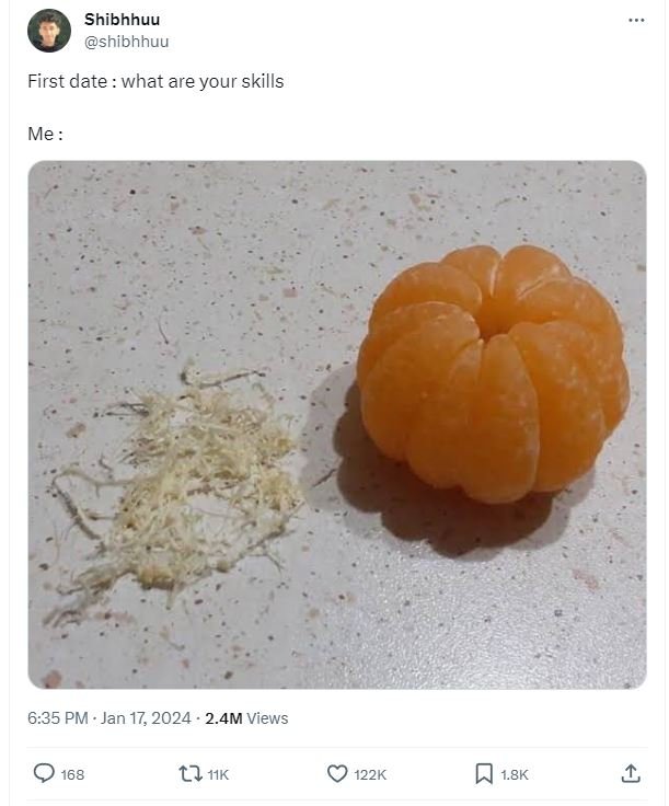 Shibhhuu shibhhuu first date what are your skills me 6.35 pm . jan 17, 2.4m view