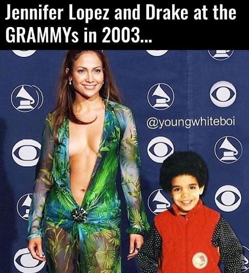 Jennifer lopez and drake at the grammys in . 112 youngwhiteboi