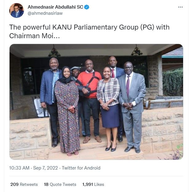 Ahmednasir abdullahi sc ahmednasirlaw the powerful kanu parliamentary group pg w