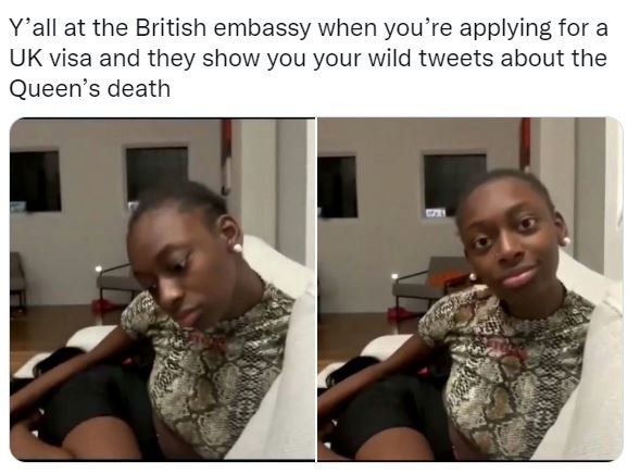 Yall at the british embassy when you're applying for a uk visa and they show you