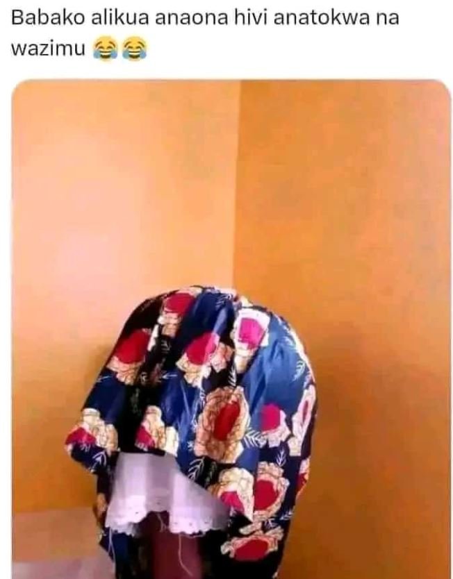 Babako alikua anaona hivi anatokwa na wazimu