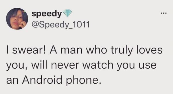 speedy Speedy_1011 swear! A man who truly loves you, will never watch you use an