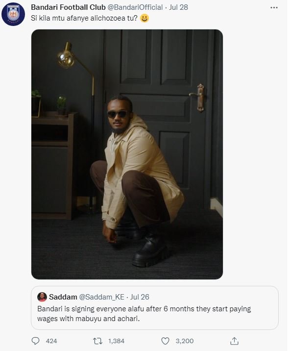 Bandari football club bandariofficial jul 28 si kila mtu afanye alichozoea tu? s