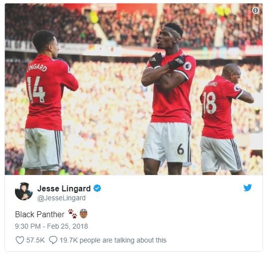 Ingaro 48 jesse lingard jesselingard black panther 9.30 pm feb 25, 57.5k q19.7k