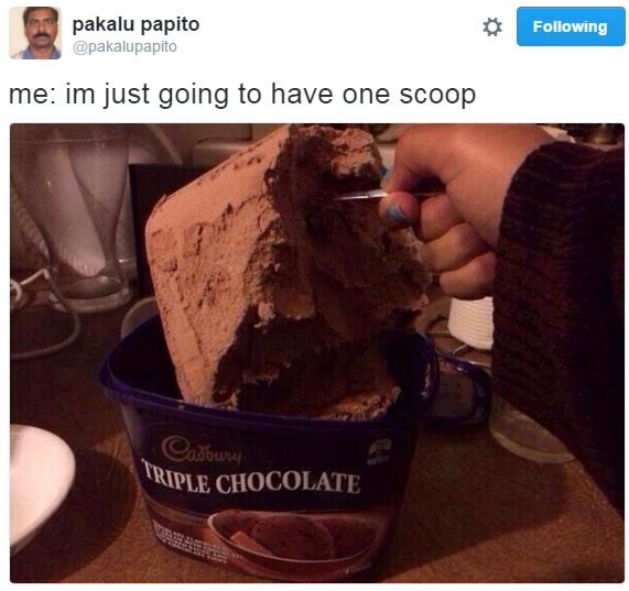 Pakalu papito pakalupapito following me im just going to have one scoop 7aubwug