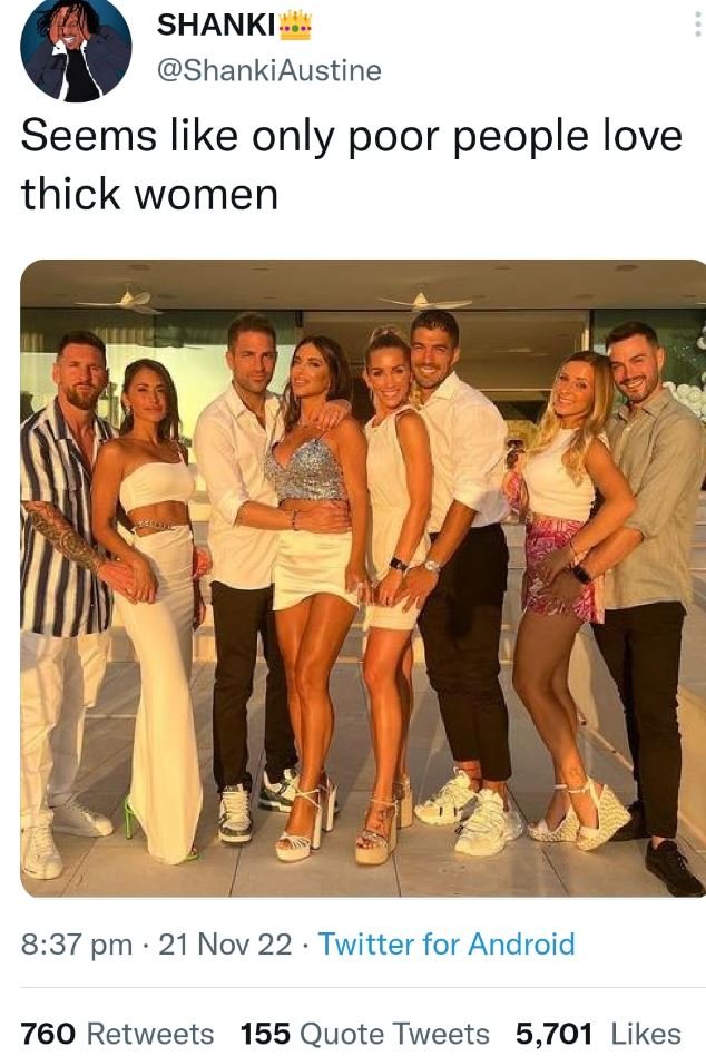 Shanki shankiaustine seems like only poor people love thick women 837 pm 21 nov