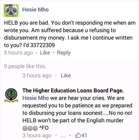 Hesie mho helb you are bad. you don't responding me when am wrote you am suffere