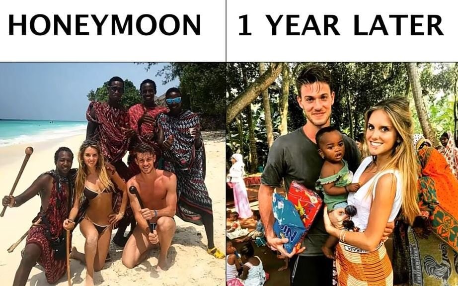 Honeymoon 1 year later
