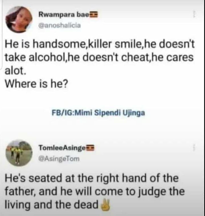 Rwampara bae anoshallcia he is handsome killer smile he doesn't take alcoholhe d