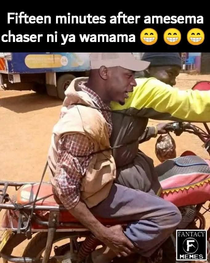 Fifteen minutes after amesema chaser ni ya wamama fantacy hemes