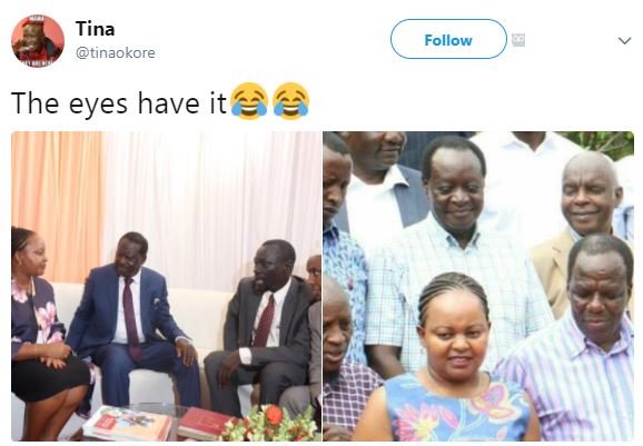 Tina tinaokore follow the eyes have it