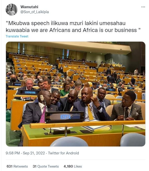 Wamutahi son_of_laikipia 'mkubwa speech ilikuwa mzuri lakini umesahau kuwaabia w