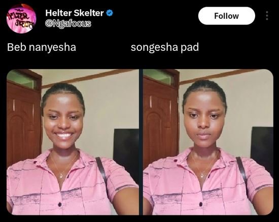 Helter skelter ngaiocus follow beb nanyesha songesha pad