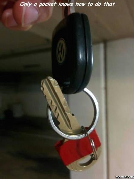 Only a pocket knows how to do that