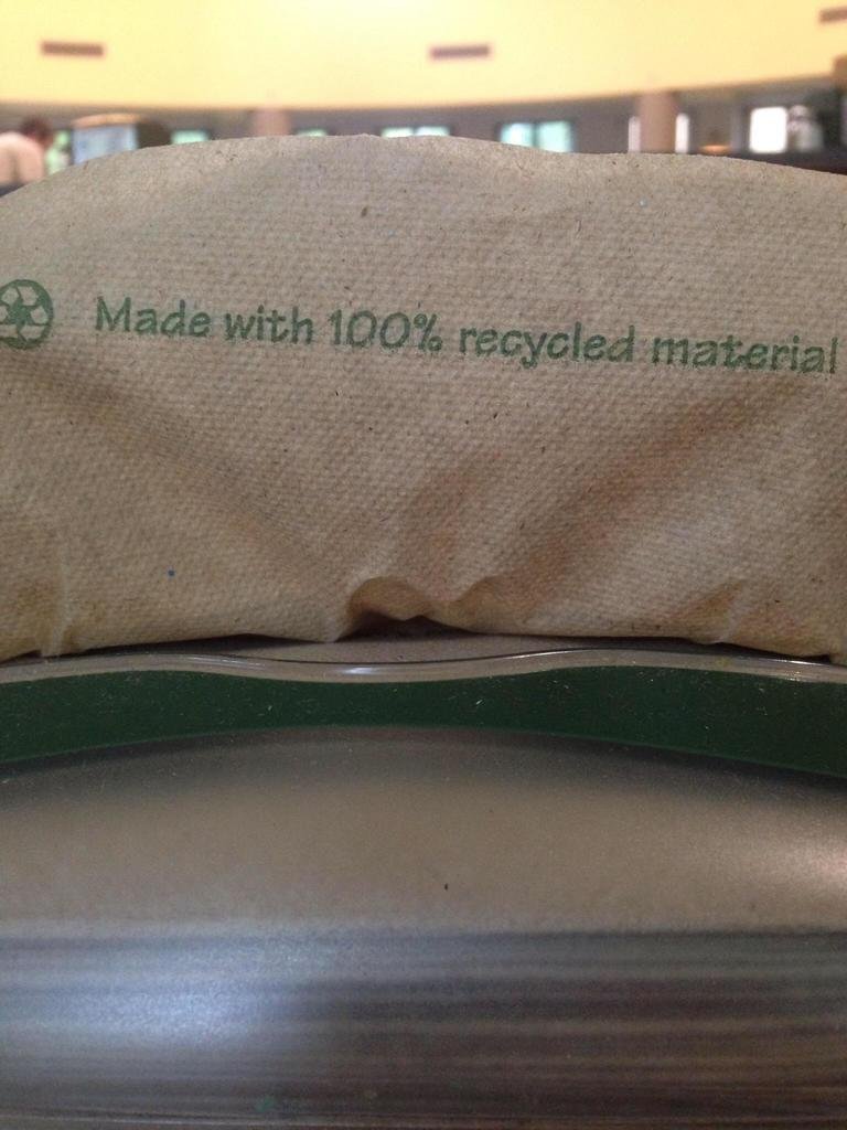 Made with 100 recycled material