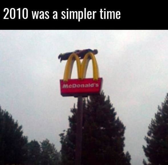 Was a simpler time modonaid