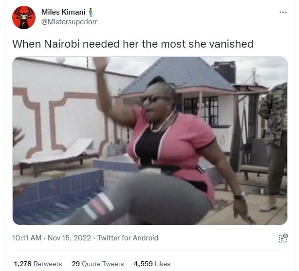 Miles kimani mistersuperiorr when nairobi needed her the most she vanished 10.11