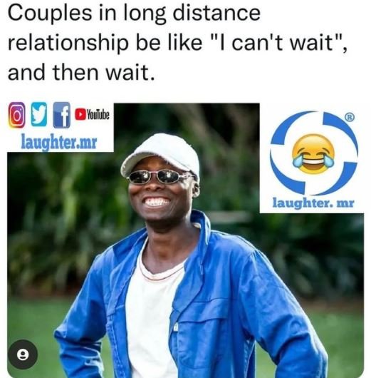 Couples in long distance relationship be like can't wait , and then wait Youlube