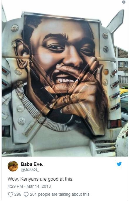 Baba eve josag wow. kenyans are good at this. 429 pm mar 14, 296 q 201 people ar