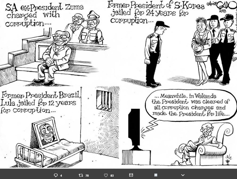 Sa exppesıdenł zuma charged wiłh coppuption frmep pesident 4 s kopea icilo jaile