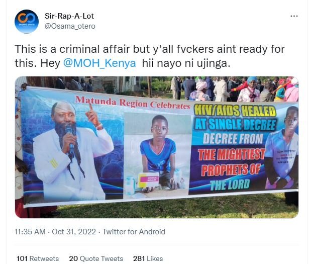 Sirrapalot osama_otero this is a criminal affair but y'all fvckers aint ready fo