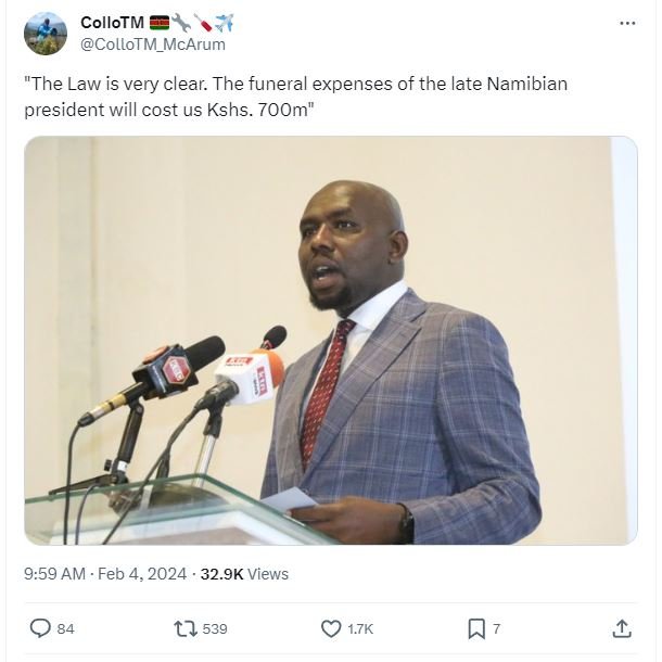 Collotm collotm_mcarum the law is very clear. the funeral expenses of the late n