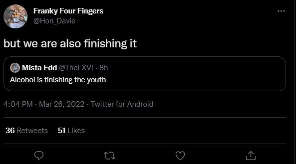 Franky four fingers hon_davie but we are also finishing it mista edd thelxvi 8h