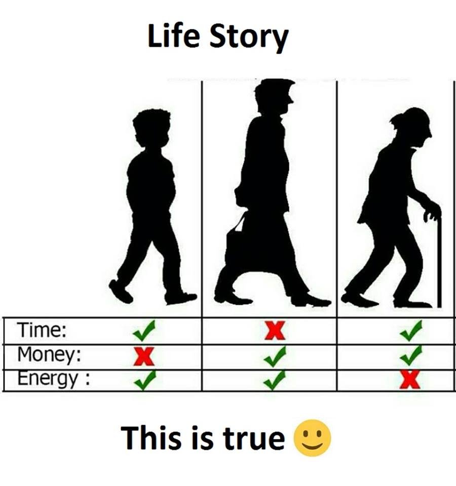 Life story time money energye x 7 this is true