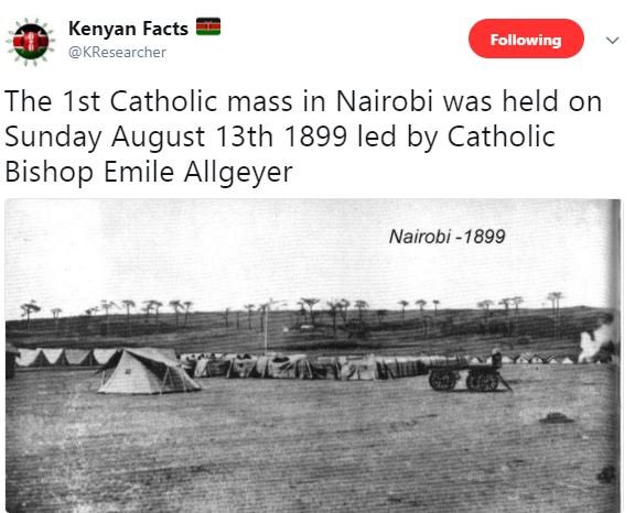 Kenyan facts kresearcher following the ist catholic mass in nairobi was held on