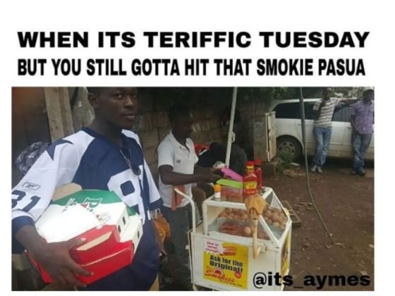 When its teriffic tuesday but you still gotta hit that smokie pasua its_aymes