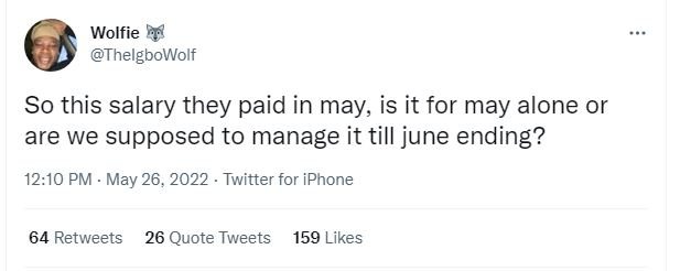 Wolfie 2 the elgbowolf so this salary they paid in may is it for may alone or ar
