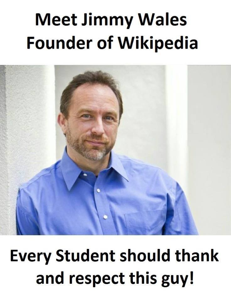 Meet jimmy wales founder of wikipedia every student should thank and respect thi