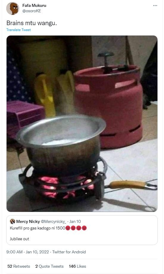 Fafa Mukuru osoroKE Brains mtu wangu. Translate Tweet Mercy Nicky Mercynicky_ Ja