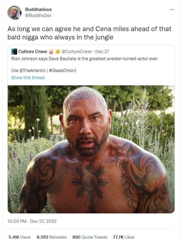 Buddharious buddha2xx as long we can agree he and cena miles ahead of that bald