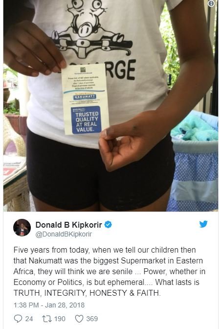 Rge tid trusted quality real value donald b kipkorir donaldbkipkorir five years