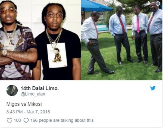 14th dalai limo_ limo_alan migos vs mikosi 8,43 pm mar 7, 100 166 people are tal