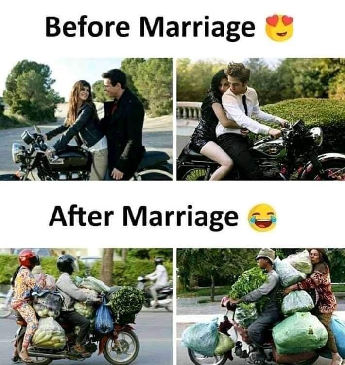 Before Marriage After Marriage