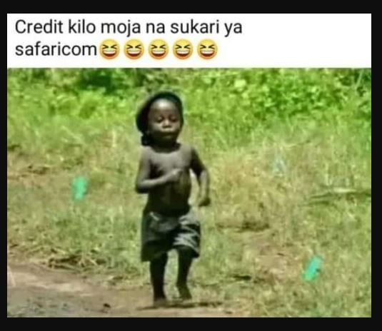 Credit kilo moja na sukari ya safaricom