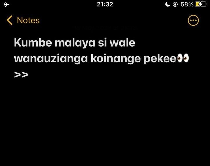 2132 58 notes kumbe malaya si wale wanauzianga koinange pekee3 32