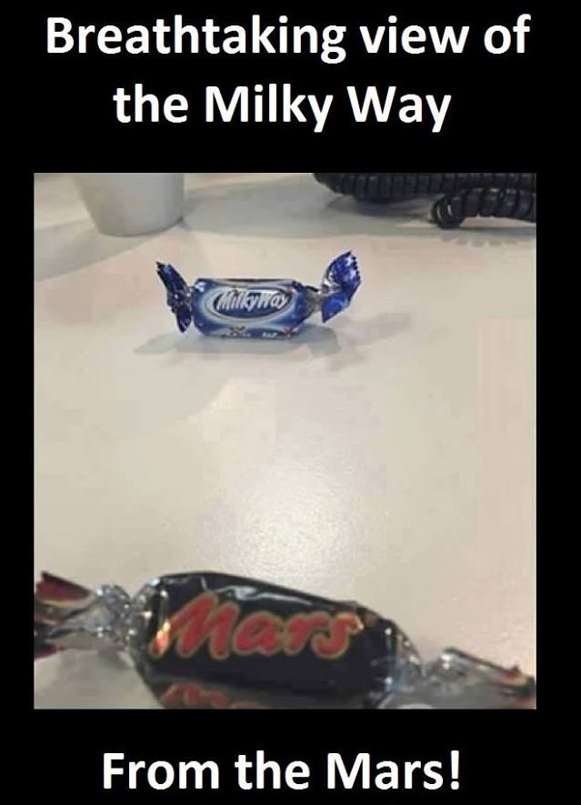 Breathtaking view of the milky way lrho jcc from the mars!