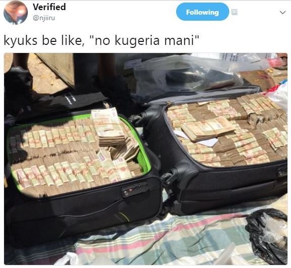 Verified njiiru following kyuks be like 'no kugeria mani