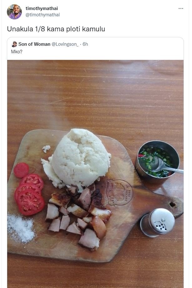 Timothymathai timothymathai unakula 18 kama ploti kamulu son of woman lovingson