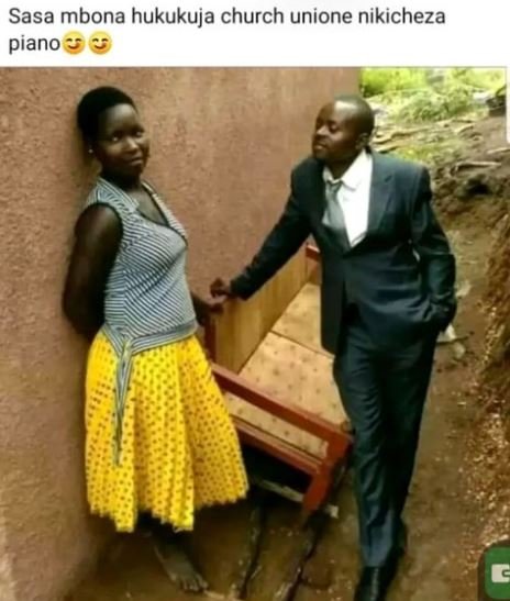 Sasa mbona hukukuja church unione nikicheza piano