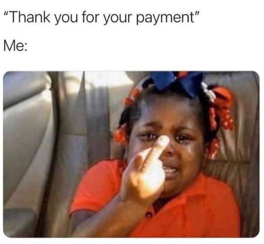Thank you for your payment me
